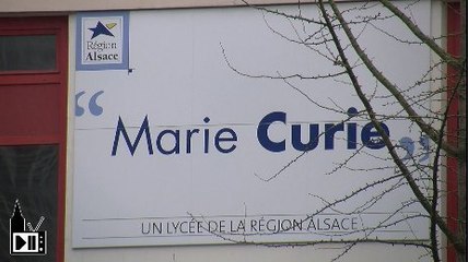 Grève au lycée Marie Curie à Strasbourg