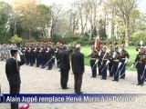 Défense: Hervé Morin passe le témoin à Alain Juppé