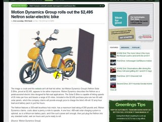 Electric Bike News Highights Week of 11-8-10