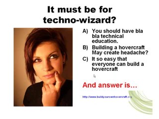 Building a Hovercraft/Build Your Own Hovercraft