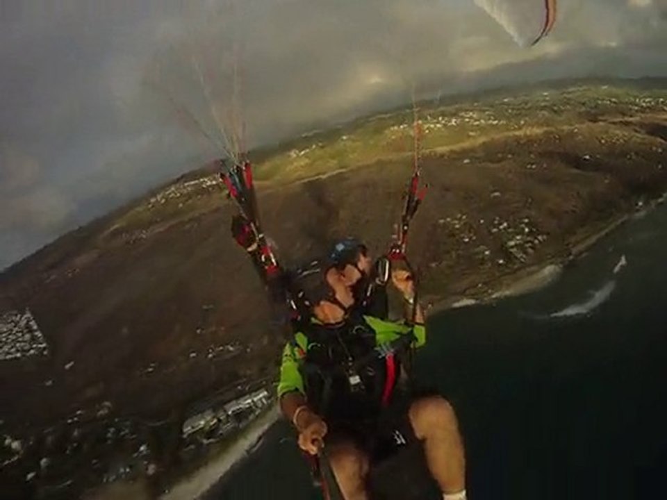 Biplace st leu / reunion  , tim pilote, didier passager