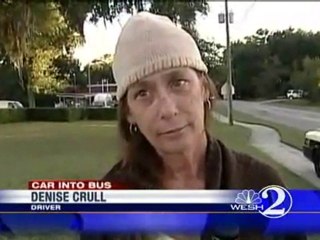 Woman Who Drove into Packed School Bus Explains Herself