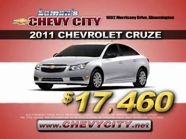 2011 Chevy Cruze-2010 Chevy Silverado-Bloomington IL-Leman’s