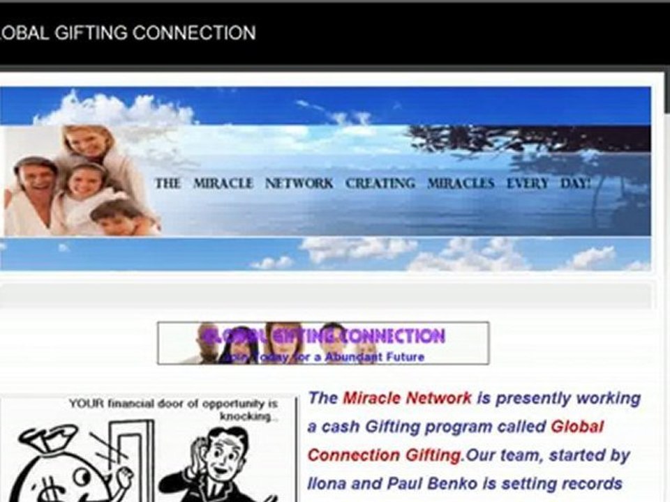 Global Gifting Connection A PERSONAL INVITATION...