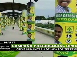 Campaña electoral opaca crisis humanitaria en Haití