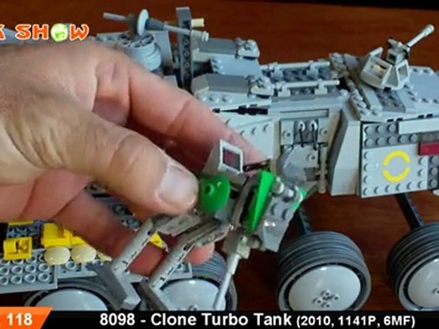LEGO Star Wars Clone Turbo Tank Review : LEGO 8098 Review - video  Dailymotion