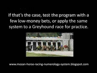 Mozan Horse Racing Numerology System