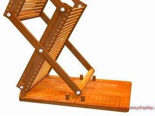 Eco Friendly Brochure and magazine racks made up from bamboo