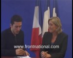 Marine Le Pen interrogée par Julien Sanchez (1/2)