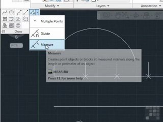 Divide and Measure Correctly In AutoCAD by InfiniteSkills