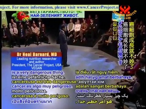 Dr. Neal Barnard: Eating Right for Cancer Survival - P4/8
