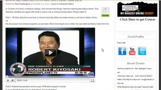 Robert Kiyosaki Gives Financial Advice