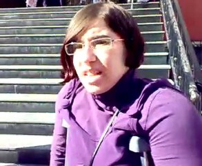 SAĞLIK BAKANLIĞI SINAVINDA ENGELLİLERE MERDİVEN ENGELİ...