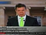 Presidente Santos destaca la lucha contra la guerrilla del g