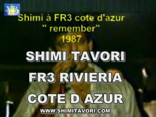 SHIMI TAVORI FR3 NICE BY YOEL BENAMOU שׁימי תבורי