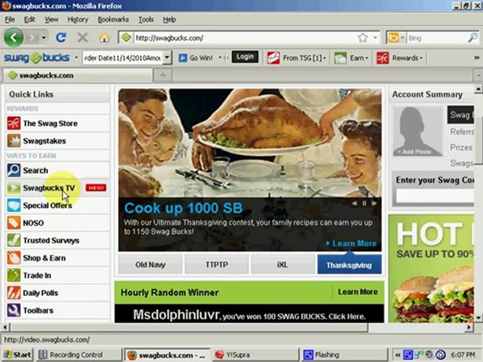 Make Money With Swagbucks Search Engine