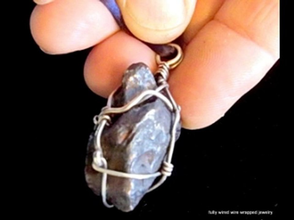 wire wrapped stones and bones