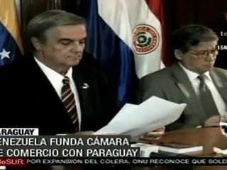 Venezuela funda Cámara de Comercio con Paraguay