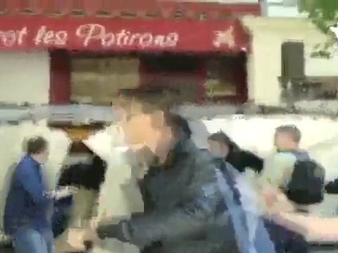 Attaque du cortège Dieudonné Soral par le betar fn