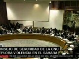 ONU deploró violencia en Sahara Occidental