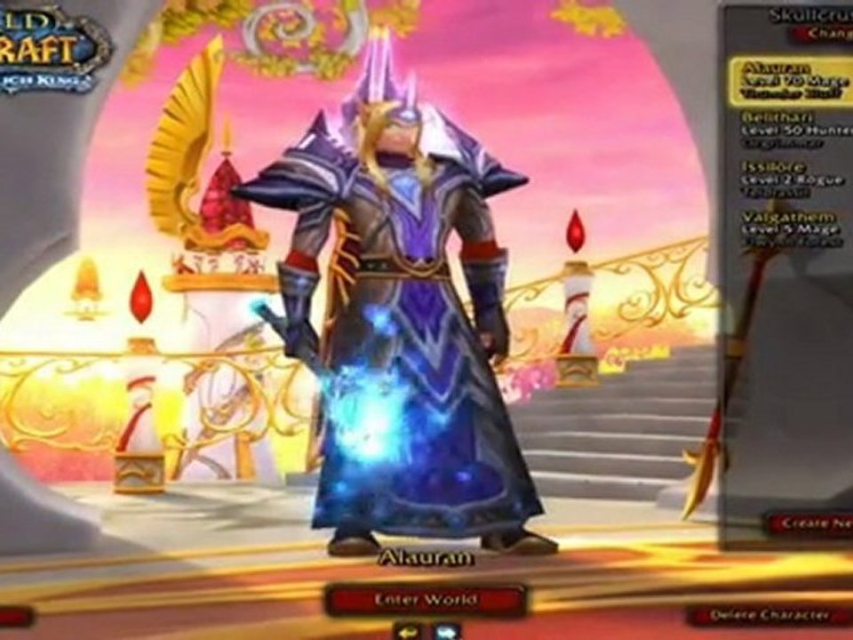 World of Warcraft Classic & Burning Crusade Mage Tiers