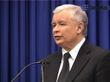 Kaczyński: Mamy dzisiaj szczęśliwy dzień...