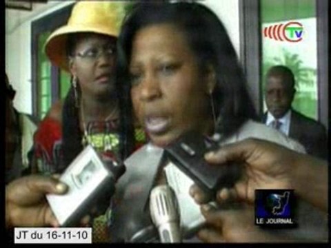 La ministre du Commerce s'entretien avec les boulangers