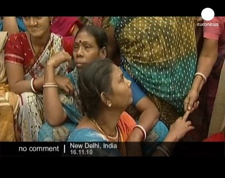 Building collapses in New Delhi - no comment