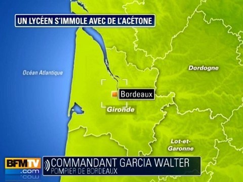 Bordeaux : tentative d’immolation d’un lycéen