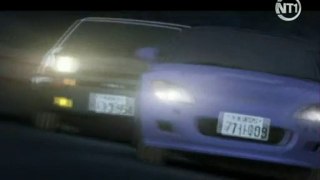 Initial D dépassement de Godhand vs Takumi