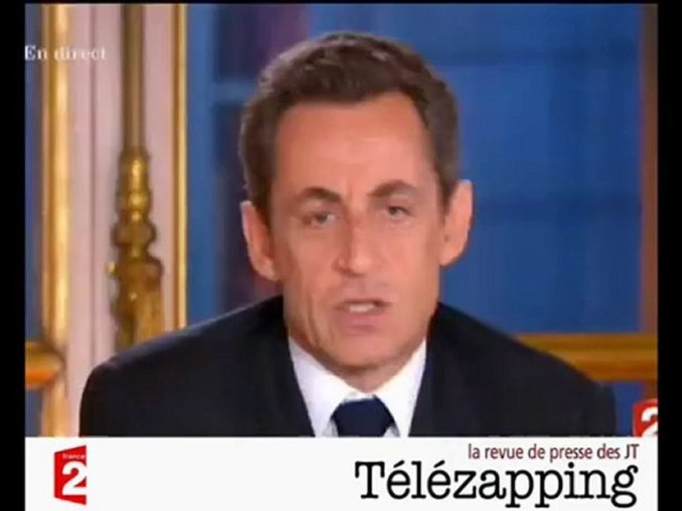 Télézapping  : Les Français jugent la prestation de Sarkozy