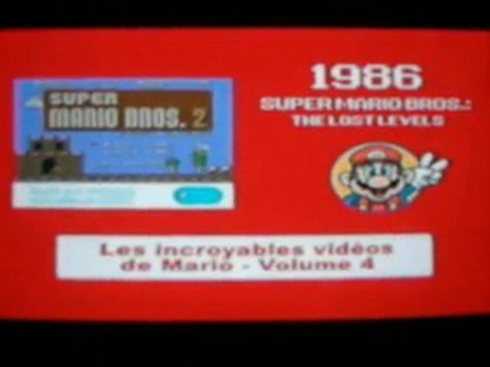 Incroyables videos Mario
