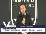 Le Flash de Girondins TV - mardi 16 novembre 2010