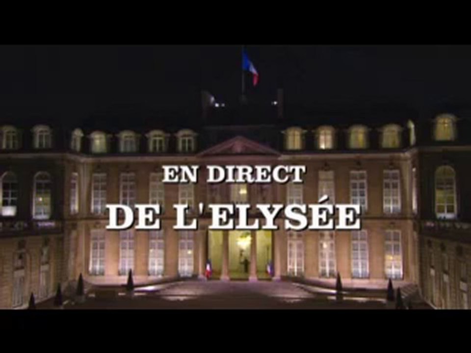Nicolas Sarkozy - En direct de l'Élysée