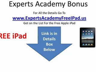 Experts Academy Bonus - Get a Free Apple iPad