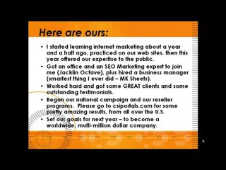 CSI Internet marketing 2010 Update - Happy Holidays!