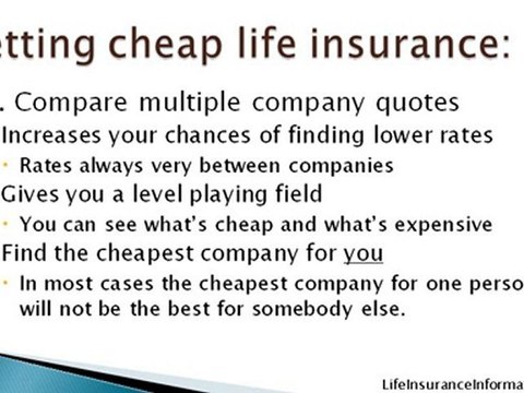 (Life Insurance Quotes) - How To Find Cheap Life Insurance