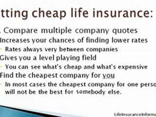 (Life Insurance Rates) - How To Get Cheap Life Insurance