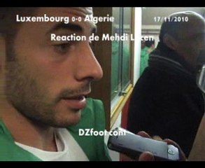 Luxembourg-Algérie, réaction de Lacen