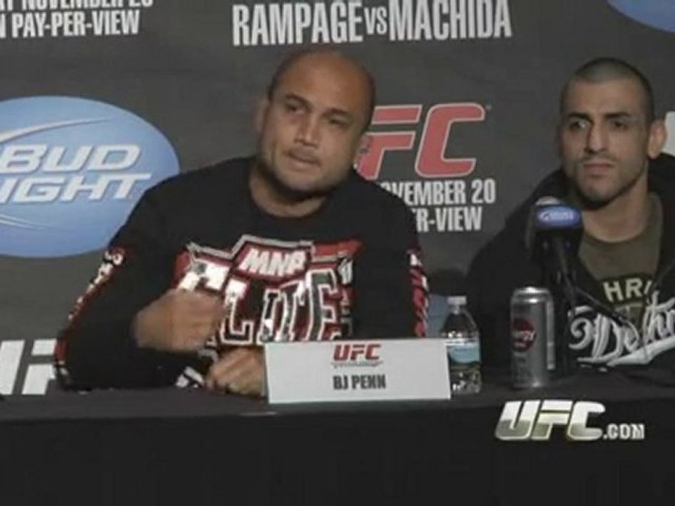 UFC 123 Pre-Fight Presser  Hughes and Penn