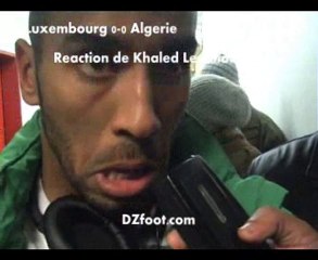 Luxembourg-Algérie, réaction de Lemmouchia