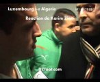 Luxembourg-Algérie, réaction de Ziani