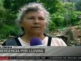 Emergencia por lluvias en Colombia deja muertos y casas destruídas
