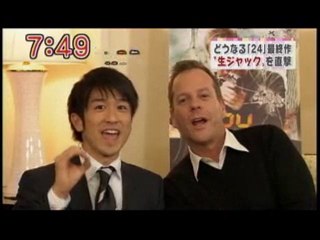 Kiefer Sutherland in Japanese TV show #2