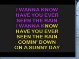 Rod Stewart - Have You Ever Seen The Rain - KARAOKE