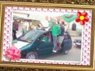 la joie de nos jeunes du quartier ouedrhiou pour l'algerie