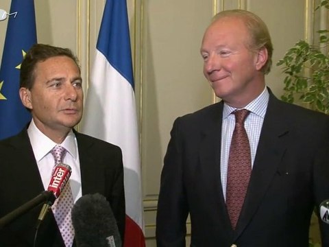 Passation de pouvoir entre Brice HORTEFEUX et Eric BESSON