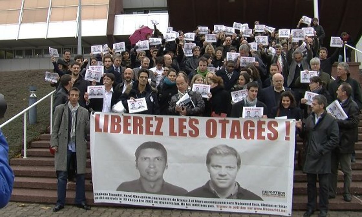 Mobilisation pour les journalistes otages en Afghanistan