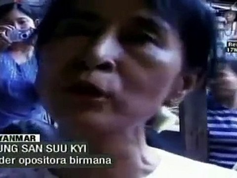 Suu Kyi visita a pacientes de VIH en Myanmar