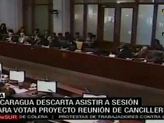 Nicaragua no asistirá a sesión OEA para analizar convocato